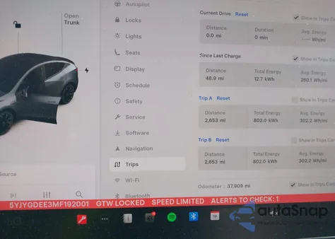 2021 Tesla Model Y Long Range Dual Motor All-Wheel Drive from USA, damaged, VIN 5YJYGDEE3MF192001